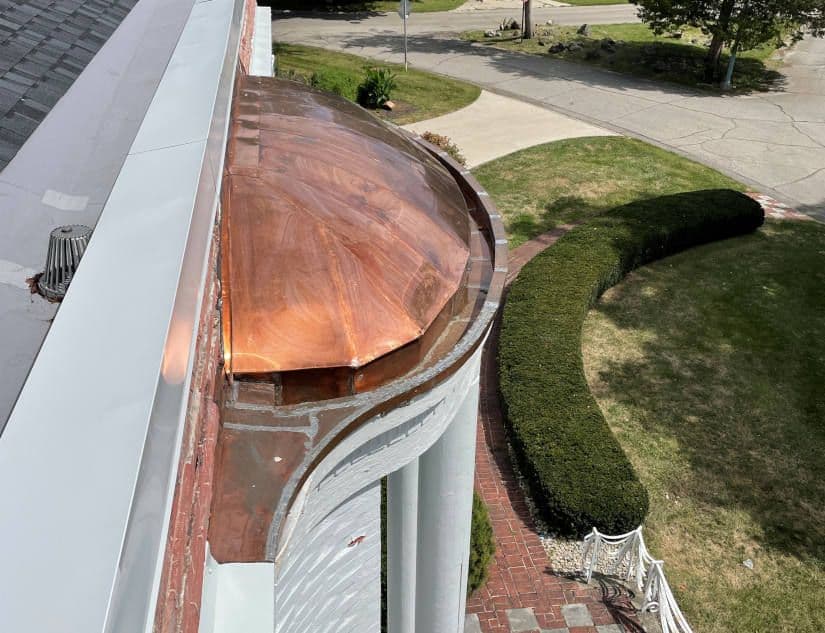custom-copper-work-porch-roof-dome-muncie-clemens-home-solutions.